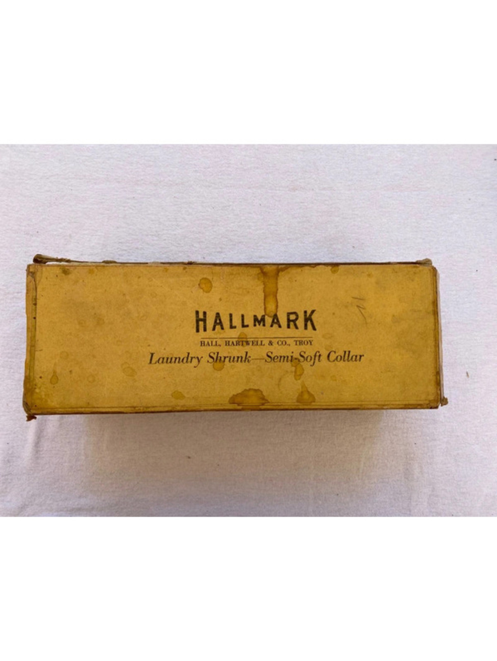 Antique Hallmark Semi-Soft Shirt Collars Glenside w/ Original Mercantile Box